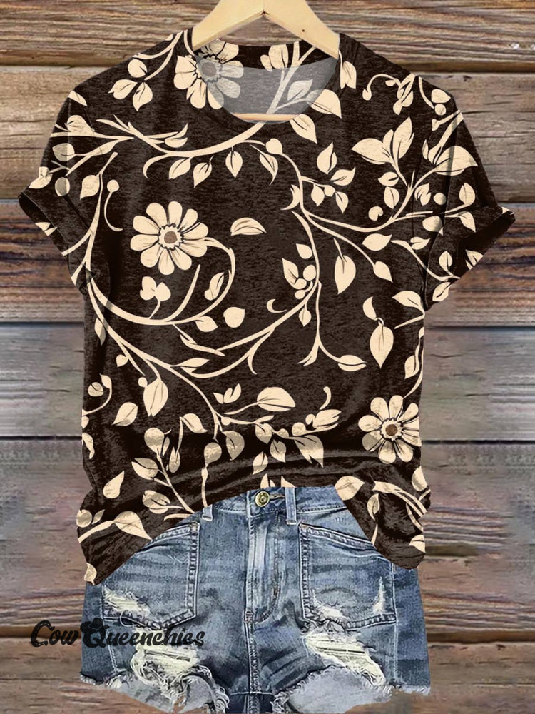 Flower Printt-Shirt