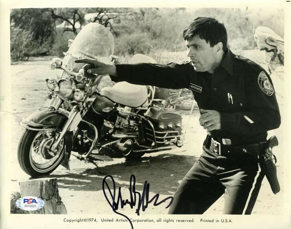 Robert Blake PSA DNA Coa Hand Signed 8x10 Electra Glide in Blue Photo Poster painting Autograph