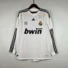 2009/2010 Retro Long Sleeve Real Madrid Home Football Shirt1:1 Thai Quality