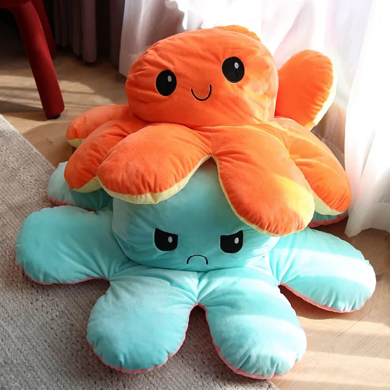 double sided plush toy