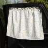 Car Sun Shield Floral Polka Dot Car Side Window Privacy Curtain