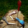 Protable Key Fold Knife Pocket Mini Knife Key Chain Knife Peeler Camping Key Ring Knife Tool