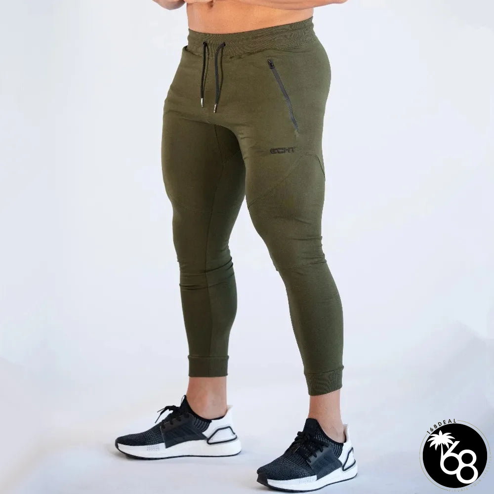 Men's Polyester Drawstring Closure Breathable Sports Trousers | 168DEAL