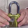 Retro Chrome-plated Steel Thickened Waterproof, Rust-proof and Anti-theft Lock