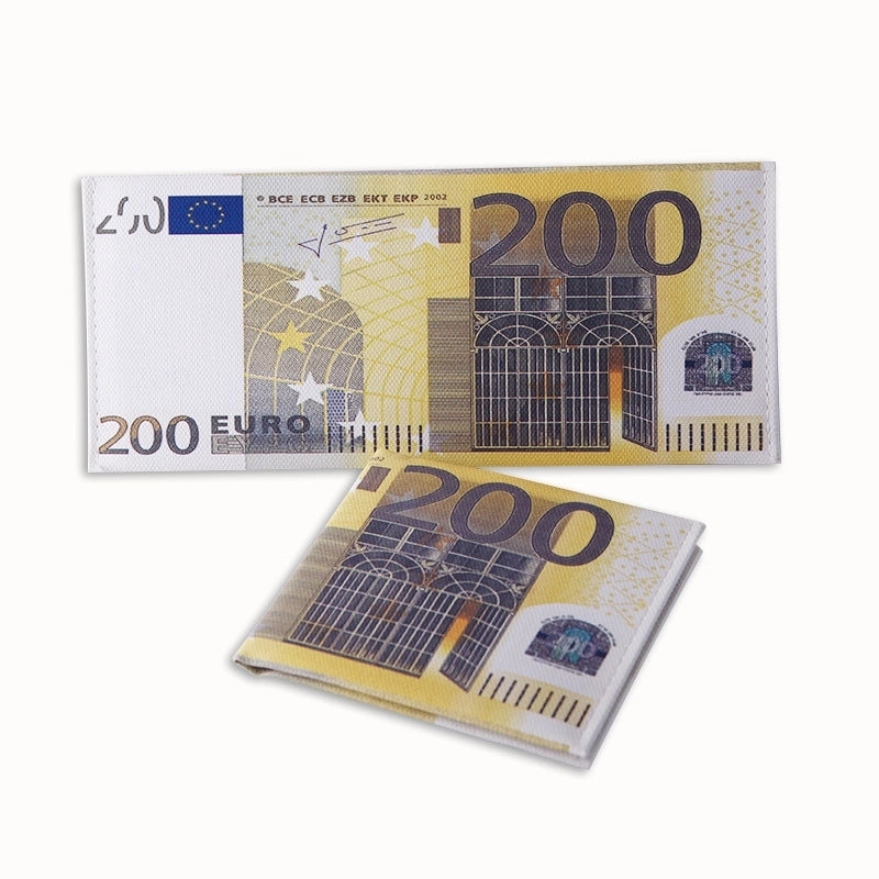 Unisex Geometric Canvas Open Coin Purses