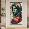 (40*75cm)Girl - Full Round Drill Diamond Painting