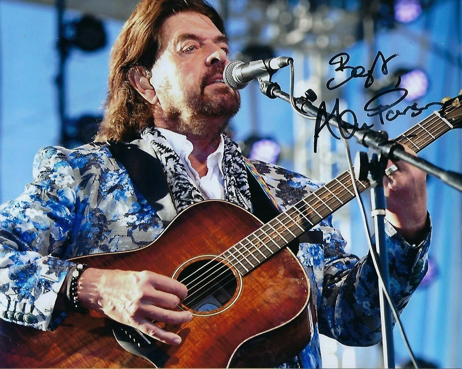 GFA The Project * ALAN PARSONS * Signed Autographed 8x10 Photo Poster painting PROOF P2 COA