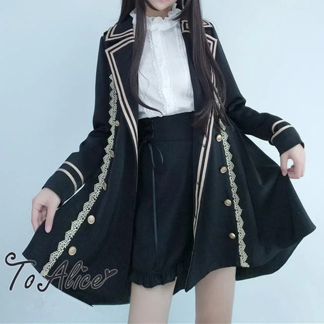 {Best Quality Version}Elegant Military Lolita Jacket Coat SP1710672