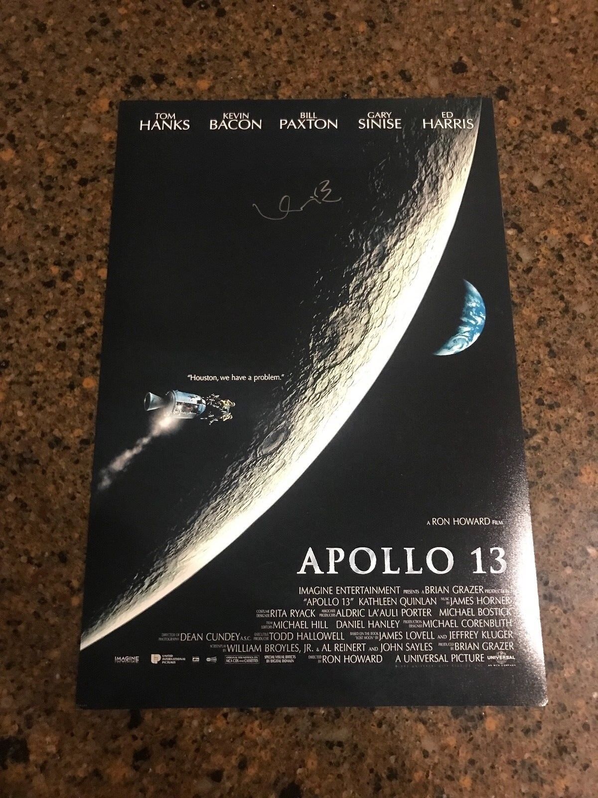 * KEVIN BACON * autographed signed 12x18 Photo Poster painting poster * APOLLO 13 * 2