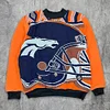 Fashion Broncos Print Long Sleeve Tapestry Sweatshirt