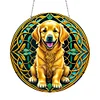 Diamond Painting Dog Pendant for Home Garden