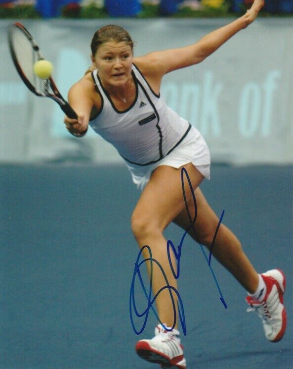 SEXY DINARA SAFINA SIGNED WTA TENNIS 8x10 Photo Poster painting #4 Autograph PROOF