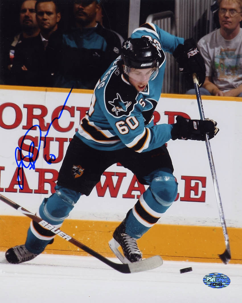 Jason Demers SIGNED 8x10 Photo Poster painting San Jose Sharks PSA/DNA AUTOGRAPHED