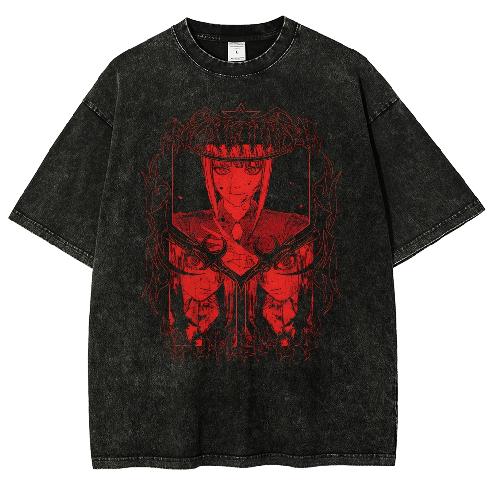 Chainsaw Man Unisex Fit Washed T-Shirt 2510002307