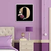 Diamond Painting -DIY Full Square Drill Flower Letter O(45*45 CM)