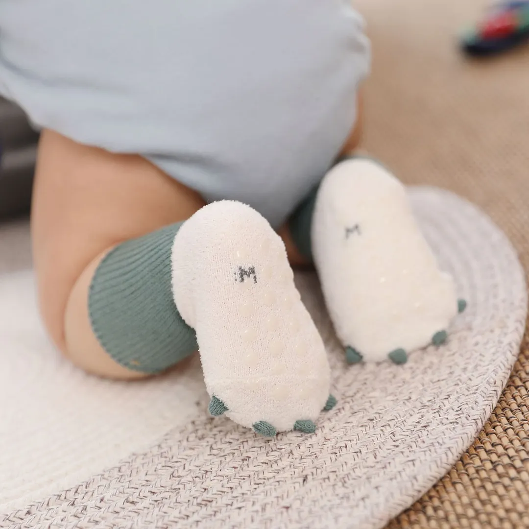 0 to 18 M Autumn Winter Anti-slip Baby Socks Thicken Warm Newborns Infants Girls Fleece Socks Cute Boys Socks