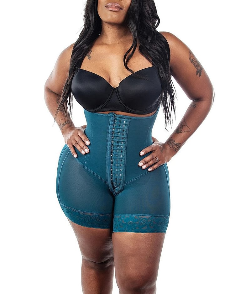 Tummy Control Fajas High Waist Women Shapewear Postpartum Butt Lifter With Adjustable Hook Eye