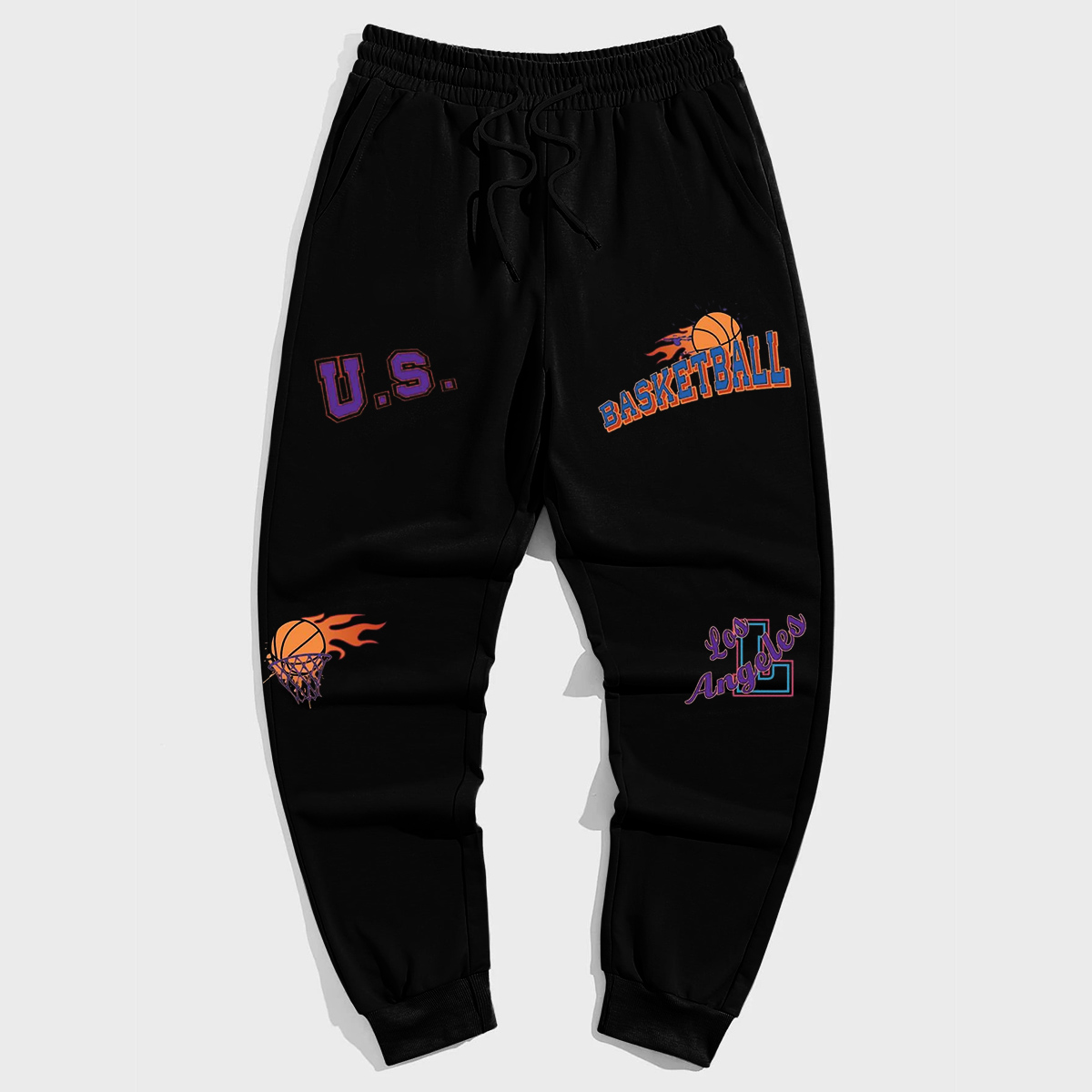 Street Style Plus Size Men's Casual Vintage Trousers