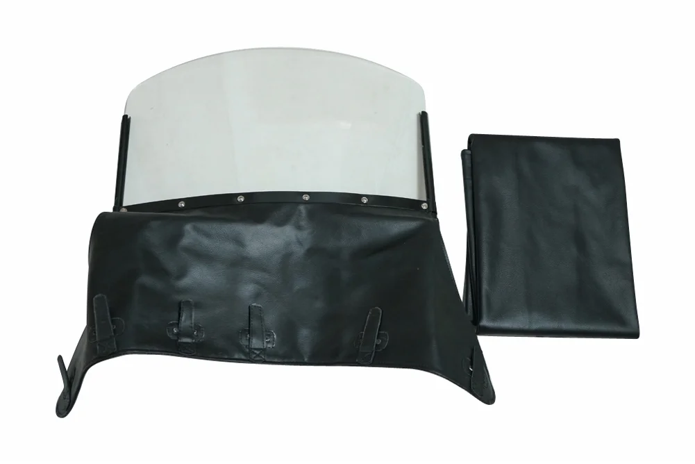 CJ750 Ural sidecar windshield with sidecar cover