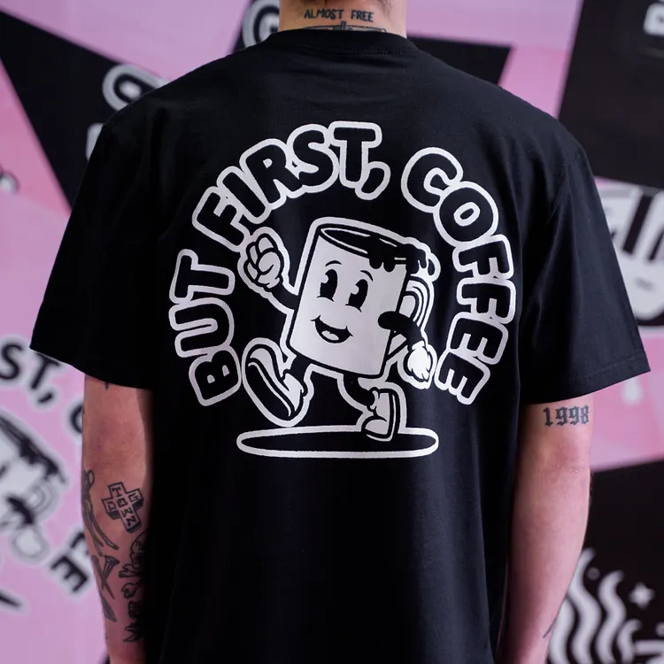 BUT FIRST COFFEE T-SHIRT