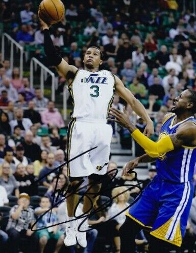 Trey Burke Signed - Autographed Utah Jazz 8x10 inch Photo Poster painting - UM Wolverines