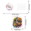 uk.everydayedeals 6Pcs DIY Diamond Painting Greeting Card - Skull Family