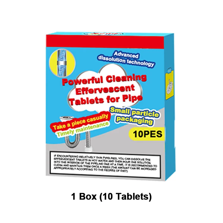 Powerful Cleaning Effervescent Tablets for Pipe