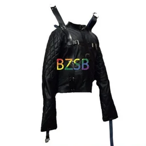 pornhint Pornhint Genuine leather bondage straitjacket BDSM suspension roleplay BDSM B-suit & Hood/Hanging Costume BDSM Straitjacket/Restrict Folsom Costumes