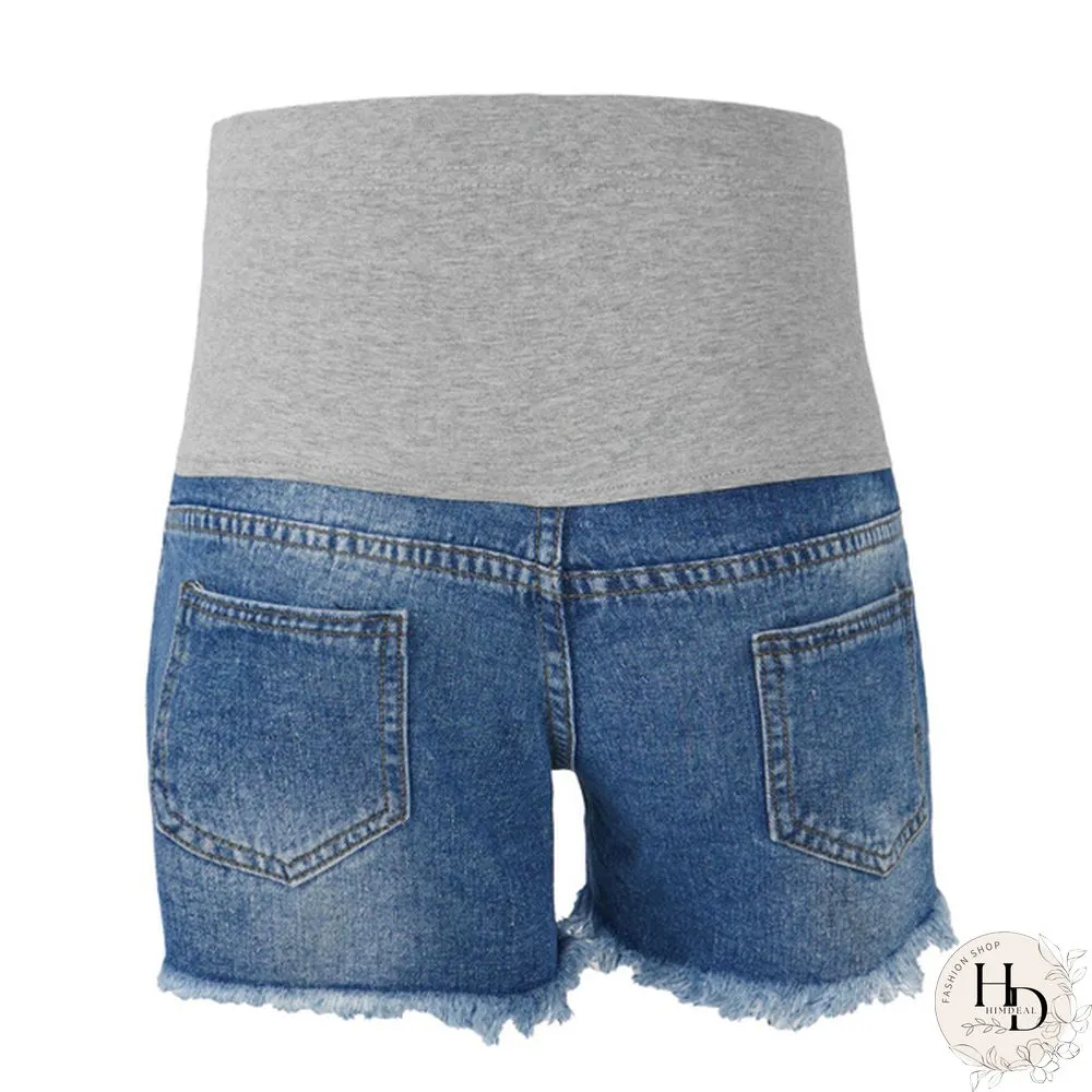 Pregnant women's Denim Shorts Summer Pregnant Casual Short For Women Pregnacy Shorts