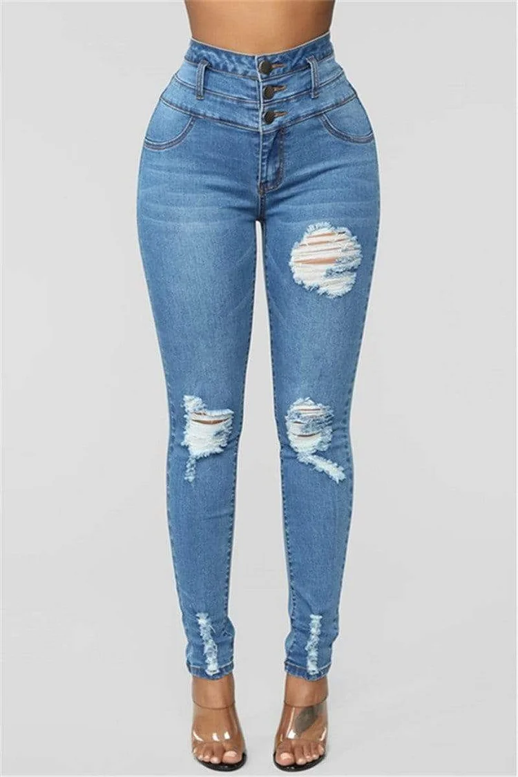 Fashion Skinny High Waist Jeans