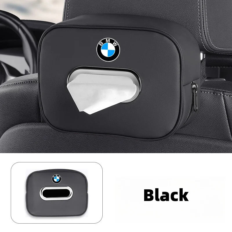 Car Multifunctional Leather Tissue Box
