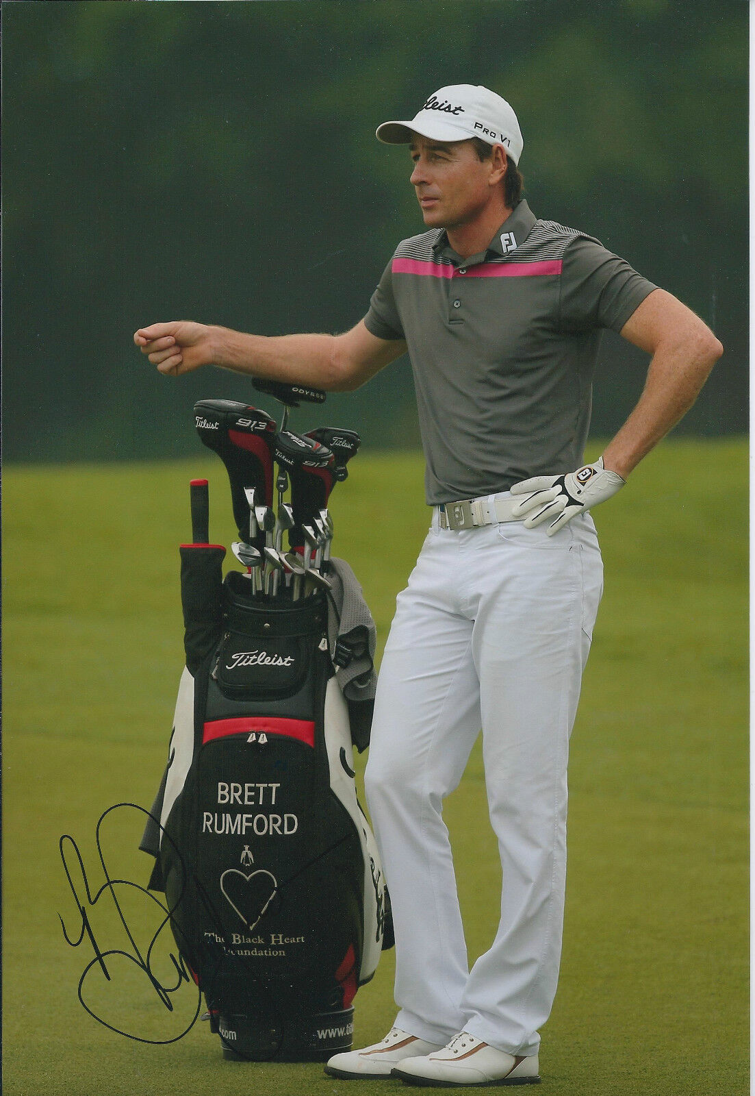 Brett RUMFORD SIGNED Autograph Golf Photo Poster painting AFTAL COA The Open Royal Liverpool