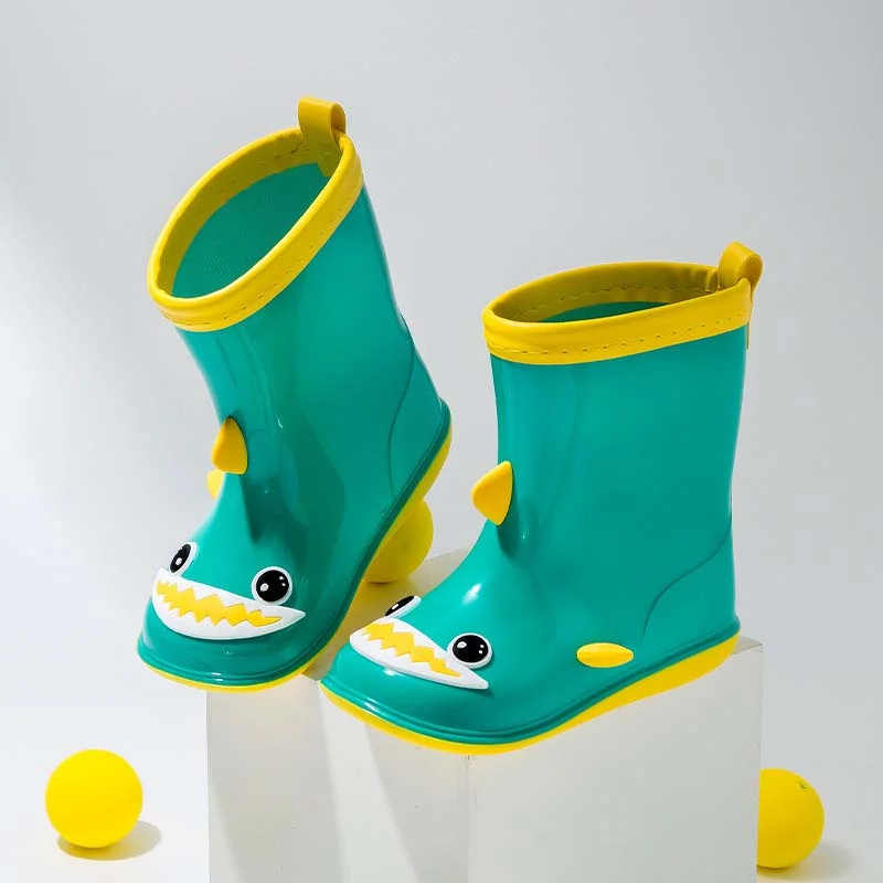 Letclo™ EVA Kids Cartoon Shark Rain Boots letclo Letclo