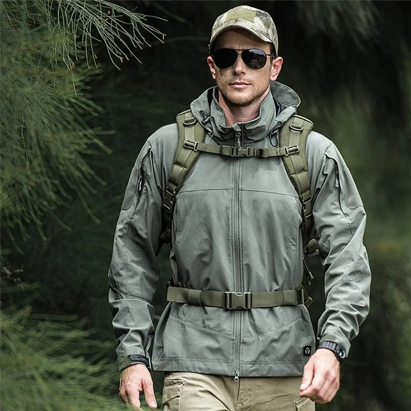 Outdoor Jacket /Outdoor Waterproof Soft Shell Hooded Military Tactical Jacket/ Spectre Hoodie/2021 New - vzzhome