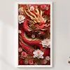Dragon And Flower-11CT Stamped Cross Stitch 40*70cm/15.75*27.56in(Big Size) tapestrymarket