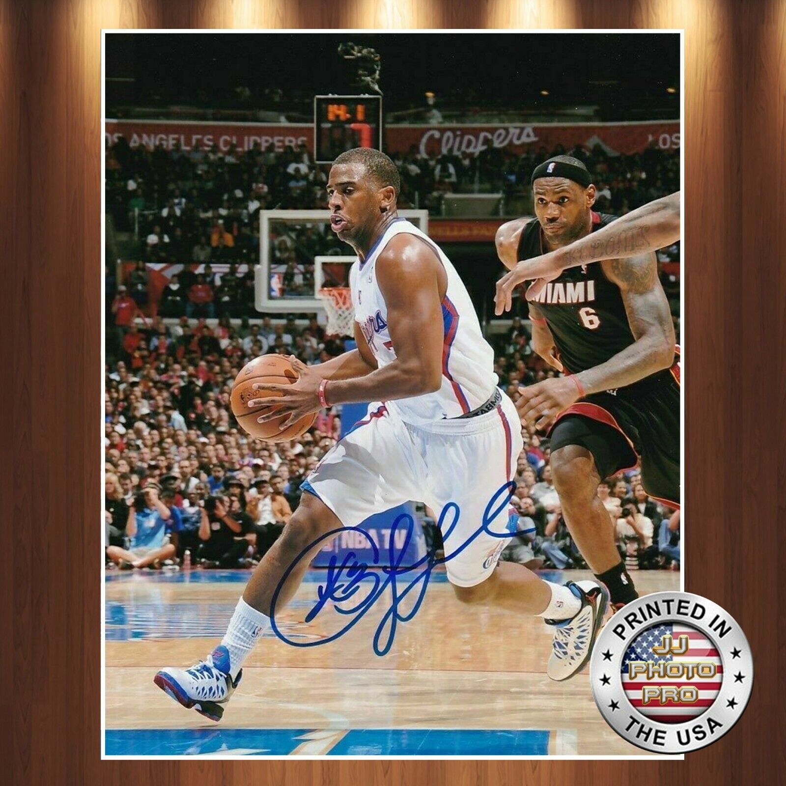 Chris Paul Autographed Signed 8x10 Photo Poster painting (Clippers) REPRINT