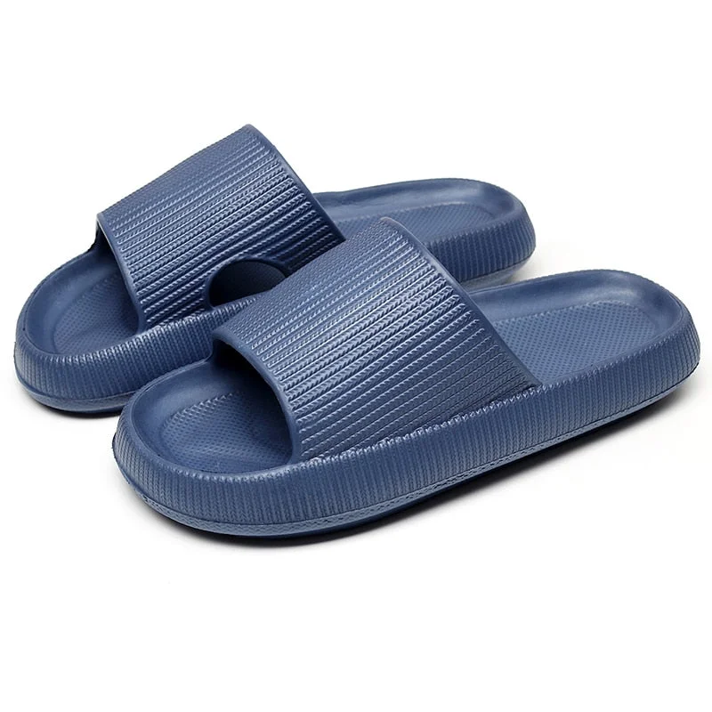 Women Thick Platform Cloud Slippers Summer Beach Eva Soft Sole Slide Sandals Leisure Ladies Indoor Bathroom Anti-slip