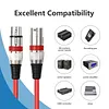 6/10Pcs 3-Pin Balanced Shielded XLR Cable XLR Male To Female Microphone AUX Cord