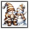 【Limited Stock Sale】Winter Coffee Gnome-11CT Stamped Cross Stitch 40*40cm tapestrymarket
