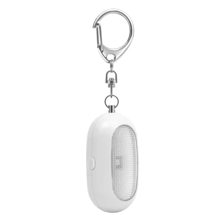 Self Defense LED Flashlight USB Rechargeable Keychain Light with Safety Alarm Protective Supplies Women Outdoor Alarm JackMacry 