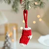 Knitting Christmas Hanging Decor Santa Clothing Socks
