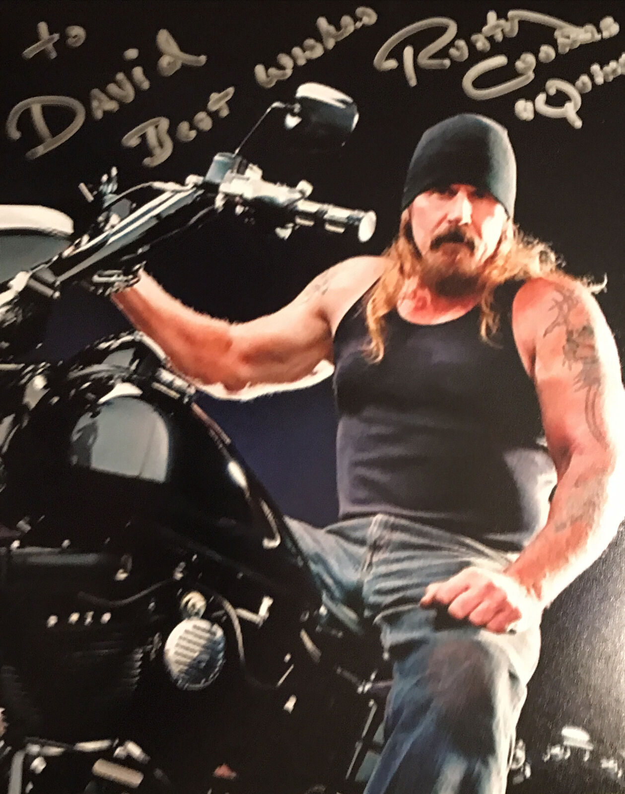 Rusty Coones Sons of Anarchy SoA Hand Signed /Autographed Series Promo Photo Poster painting