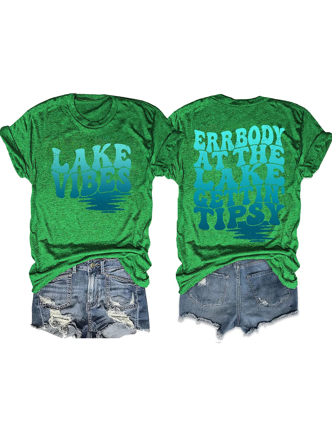 Errbody At The Lake Gettin' Tipsy T-shirt