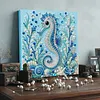 Haima DIY Pearl Painting Kit 20x20cm Framed Canvas Ocean Animals
