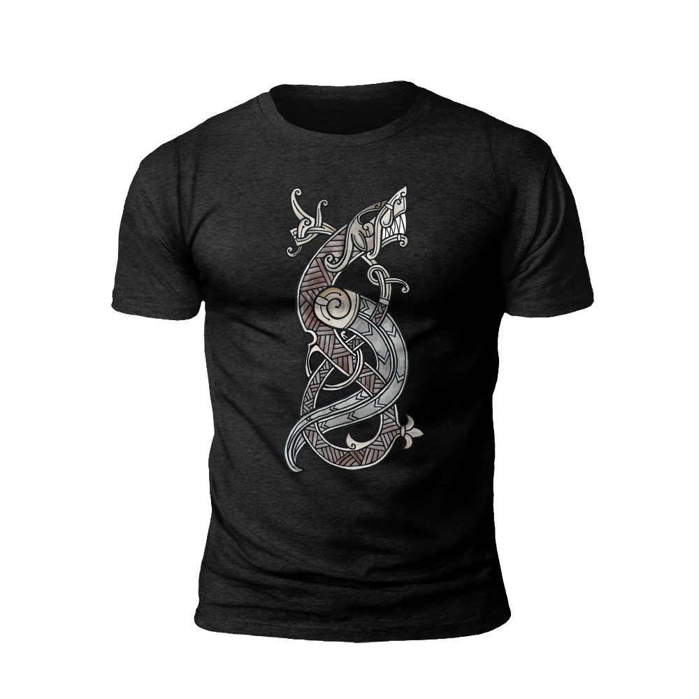 Norse Serpent: The Jormungandr's Eternal Embrace T-shirt