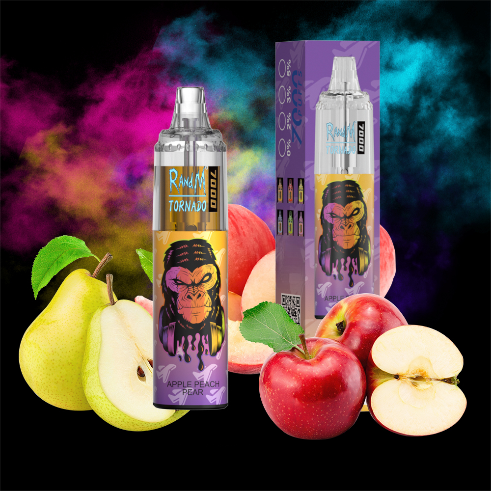 Randm Tornado 7000 Apfel Pfirsich Birne  fumotvapeshop