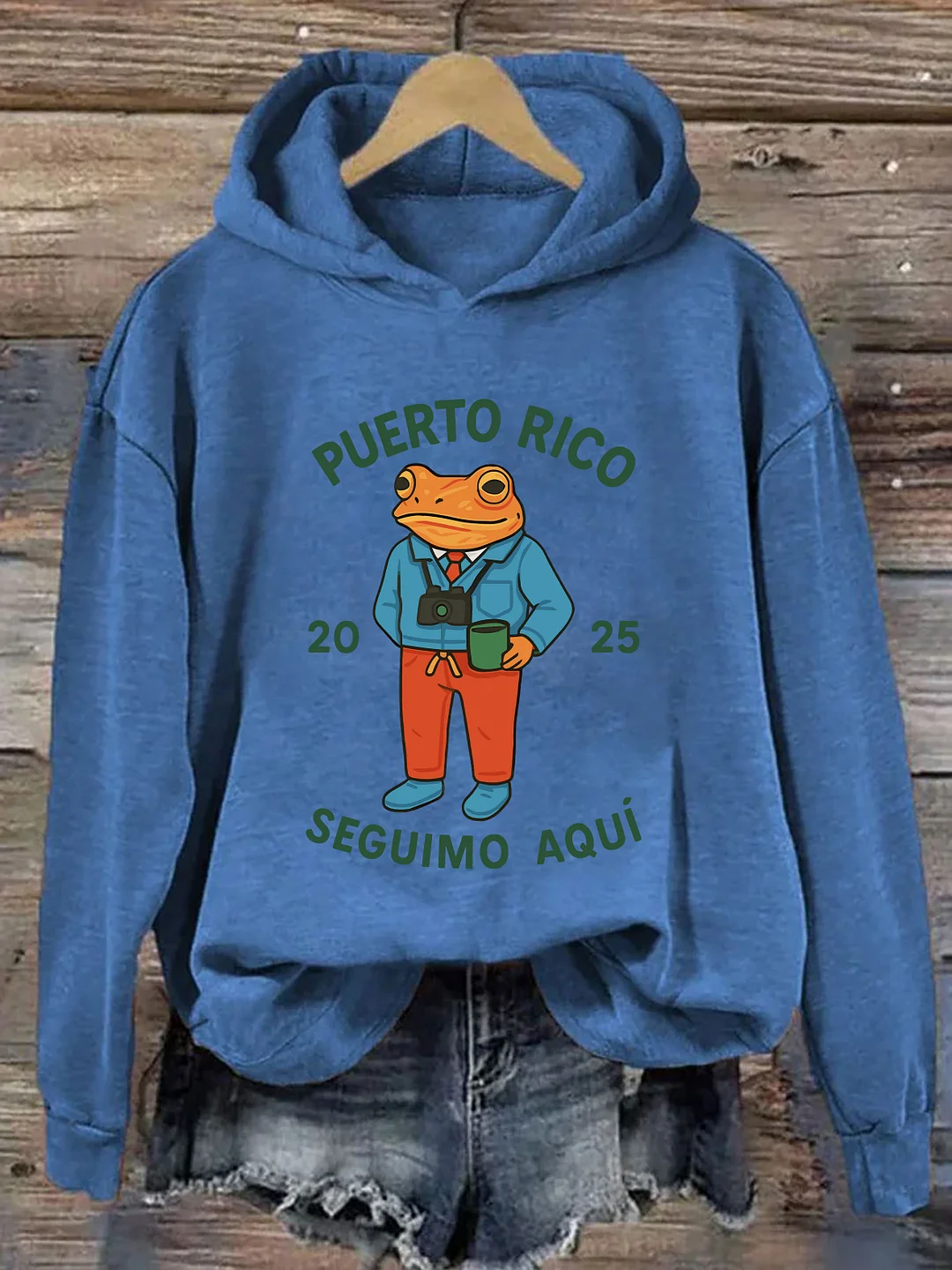 Puerto Rico Coqui Frog Hoodie