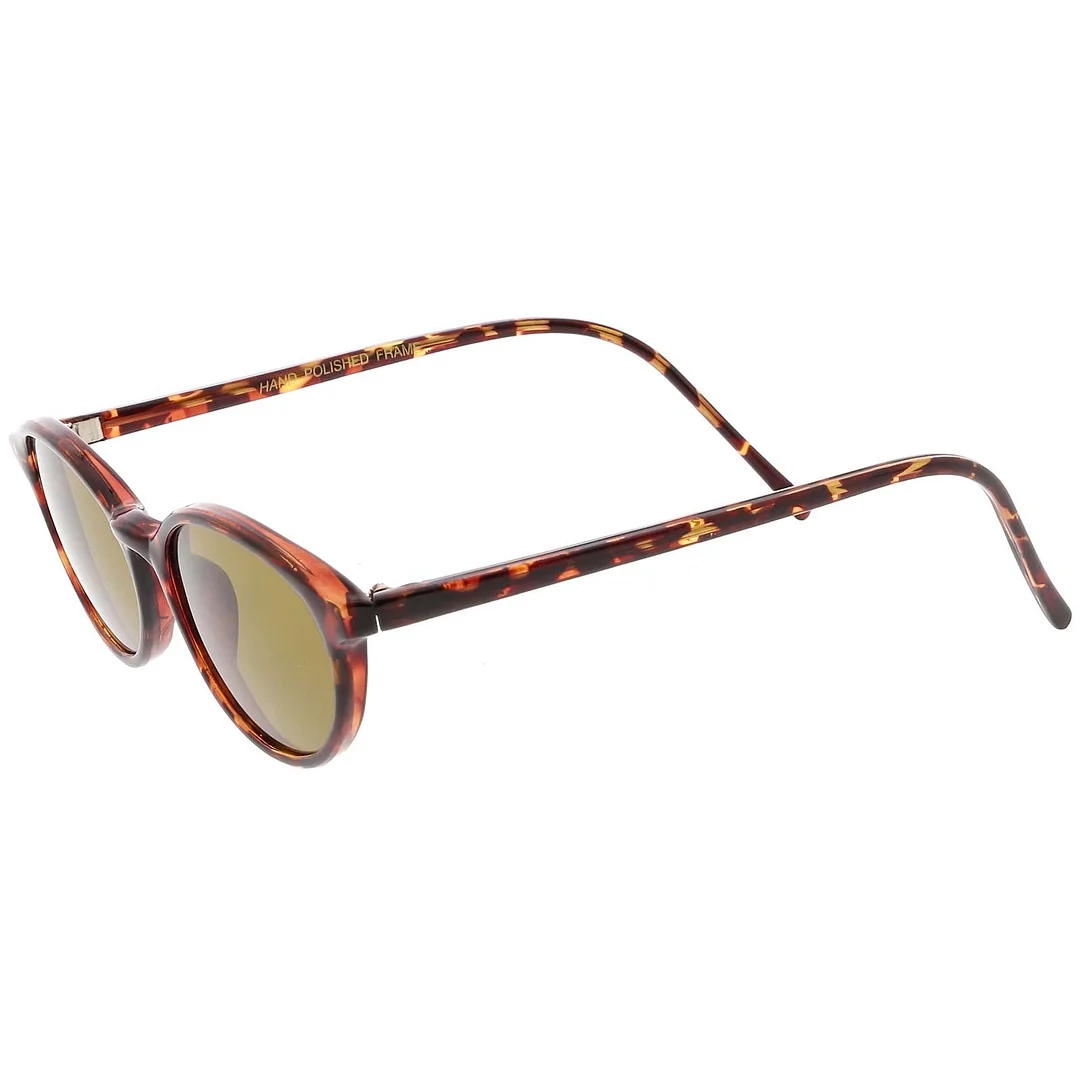 True Vintage Small Horn Rimmed Oval glasses Slim Arms 48mm