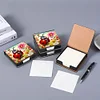 PU Insects Diamond Painting Notecard Box with Papers for DIY Art Craft