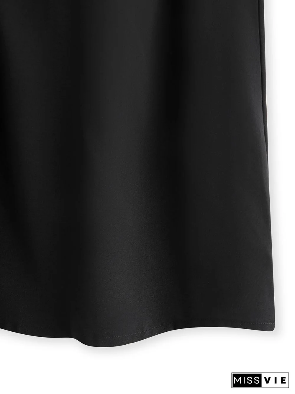 Vintage Tied Detail Sleeveless Solid V Neck Plus Size Casual Vest Tops